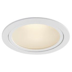Tekna Flatspot 2 Trim GU10 LED Downlight con finitura bianca e vetro smerigliato