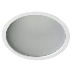 Tekna Flatspot 2 Trimless GU10 LED Downlight with White Finish, Frosted Glass