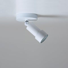 Tekna Flatspot 3 Oberflächenhalterung LED Directional Light mit weißer Oberfläche mit weißer Oberfläche