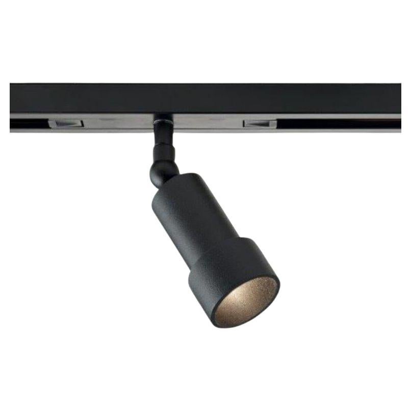 Riel de downlight LED Tekna Flatspot 3 XOB 48V con acabado en negro