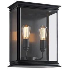 Tekna Fullham-C Wall Light with Dark Bronze Finish and Clear Glass