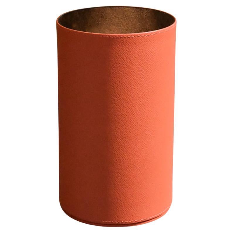 Lampada da terra OD Tekna Gio Bagnara con finitura arancione mango