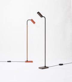 Tekna Gio Bagnara Marquesse Reading Lamp with Orange Mango Leather Finish