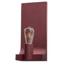 Tekna Gio Bagnara Walcott Wandleuchte aus Nussbaumholz mit Bordeaux-Finish