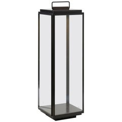 Tekna Ilford Extra Large Floor Lamp with Dark Bronze Finish and Clear Glass