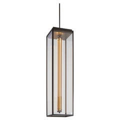 Tekna Ilford Pendant Extra Large Light with Dark Bronze Finish and Clear Glass