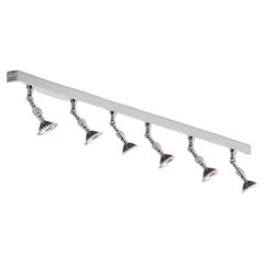 Tekna Lilley Rail LED 1500mm Light with Six Spot Lights in Polished Chrome