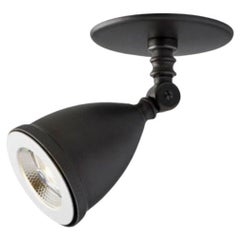 Luce LED da incasso con paralume di Tekna Lilley con finitura in bronzo scuro