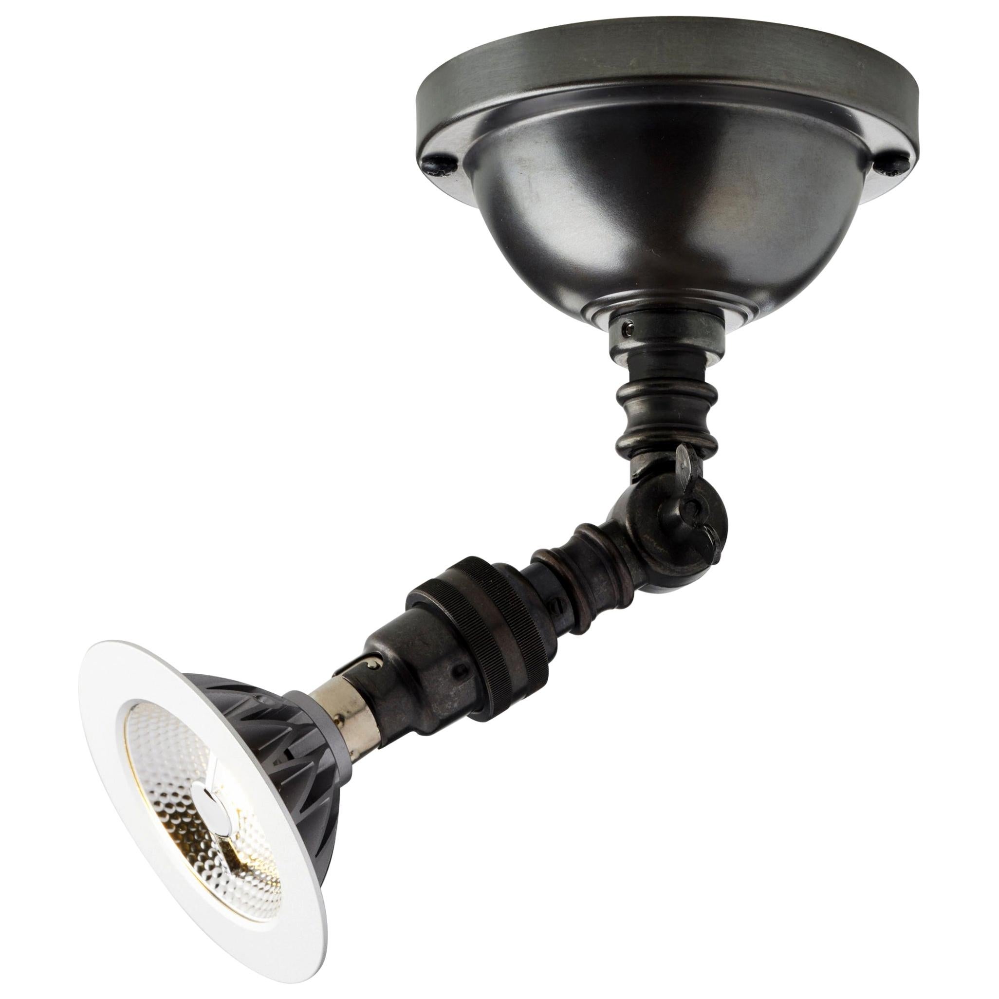 Tekna Lilley Spot on Box LED Light with Bronze Finish and Lamp/Driver For  Sale at 1stDibs