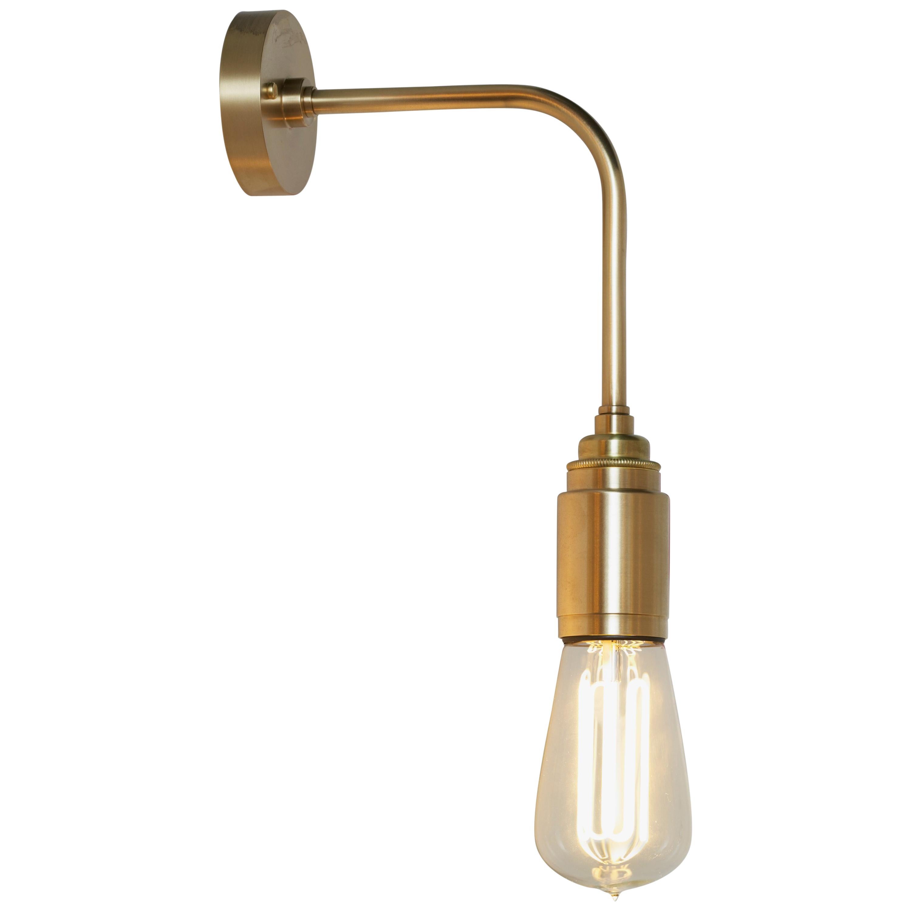 Tekna Looe-C Wall Light with Sateen Brass Finish For Sale