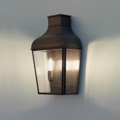 Tekna Montrose City-C Wall Light with Dark Bronze Finish and Clear Glass