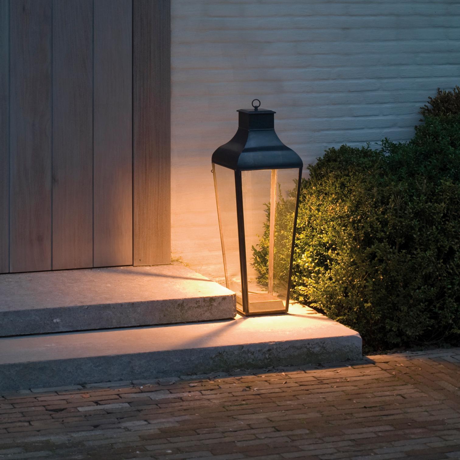 bronze floor lantern