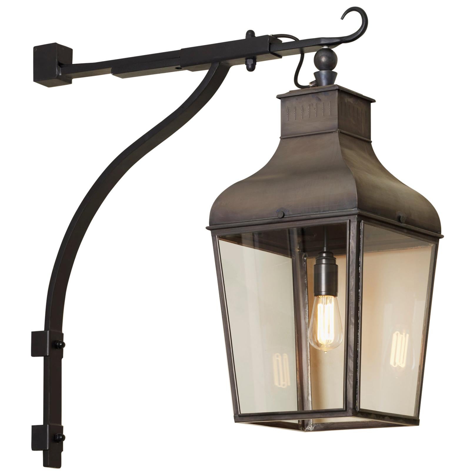 Tekna Montrose Wall C Light with Dark Bronze Finish and Clear Glass For Sale