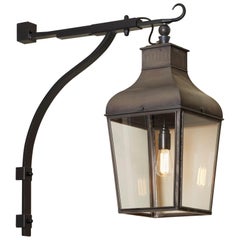Tekna Montrose Wall C Light with Dark Bronze Finish and Clear Glass