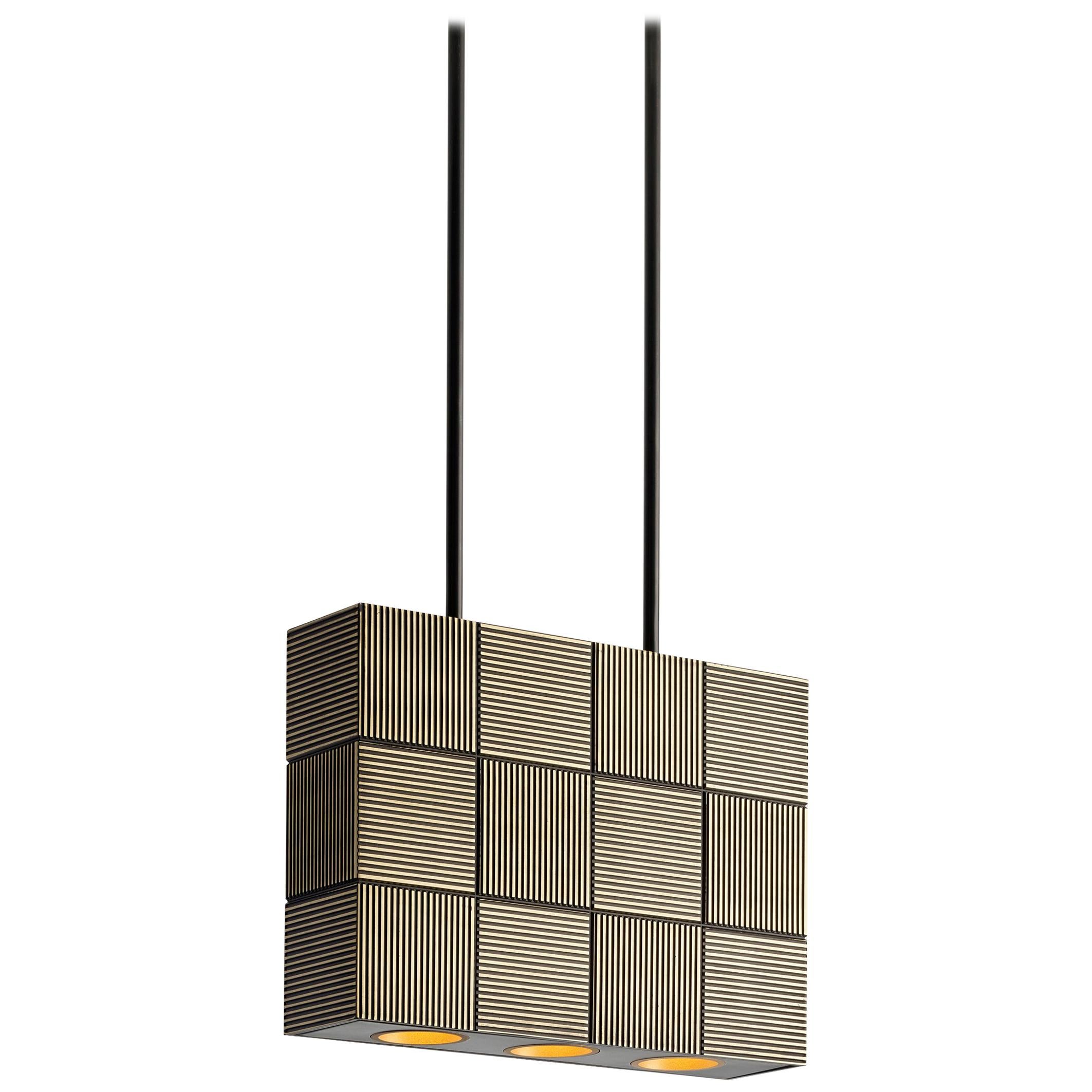 Tekna Pendeen Pendant Light with Massif Brass Finish For Sale
