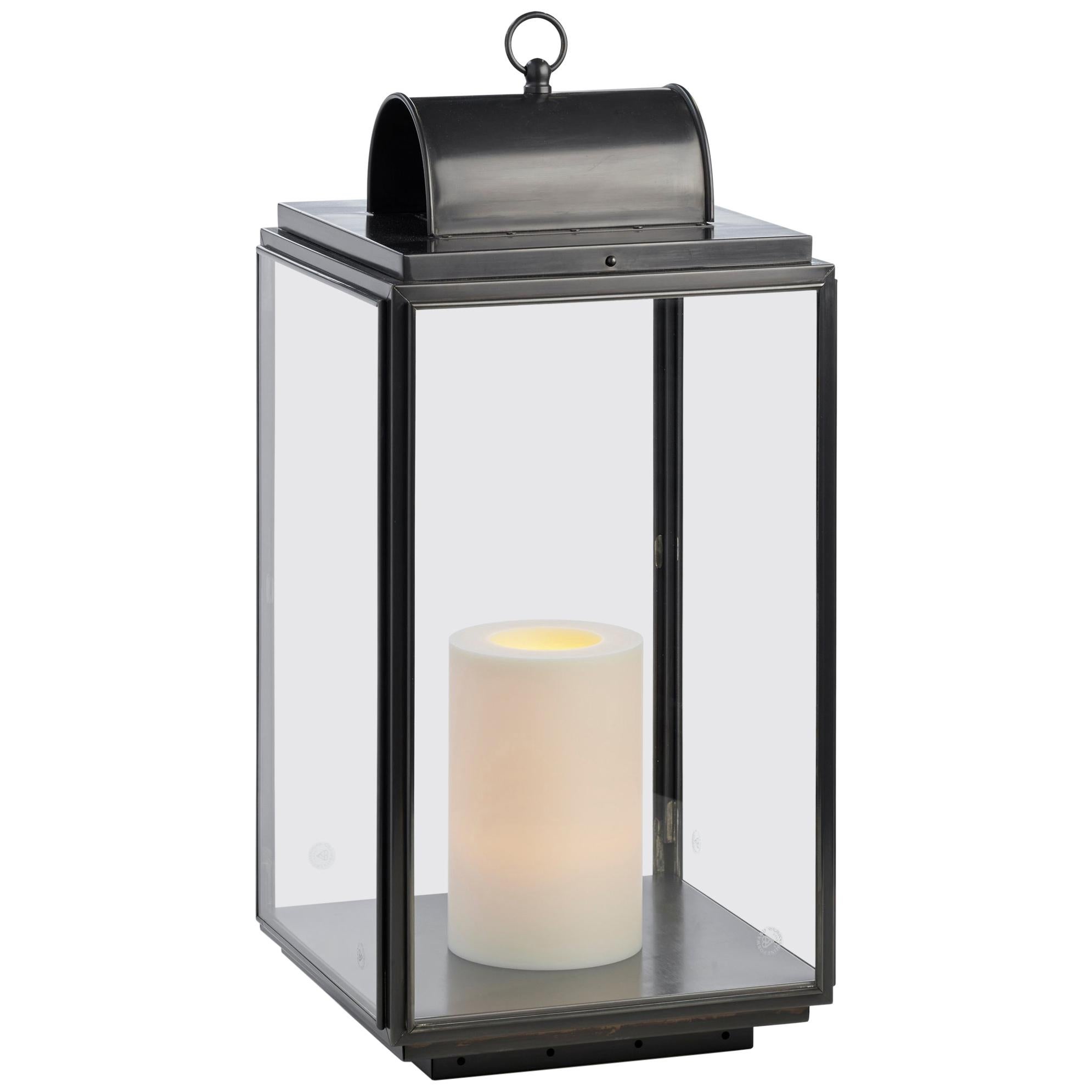 Tekna Penrose on 230V Candle Light with Dark Bronze Finish and Clear Glass