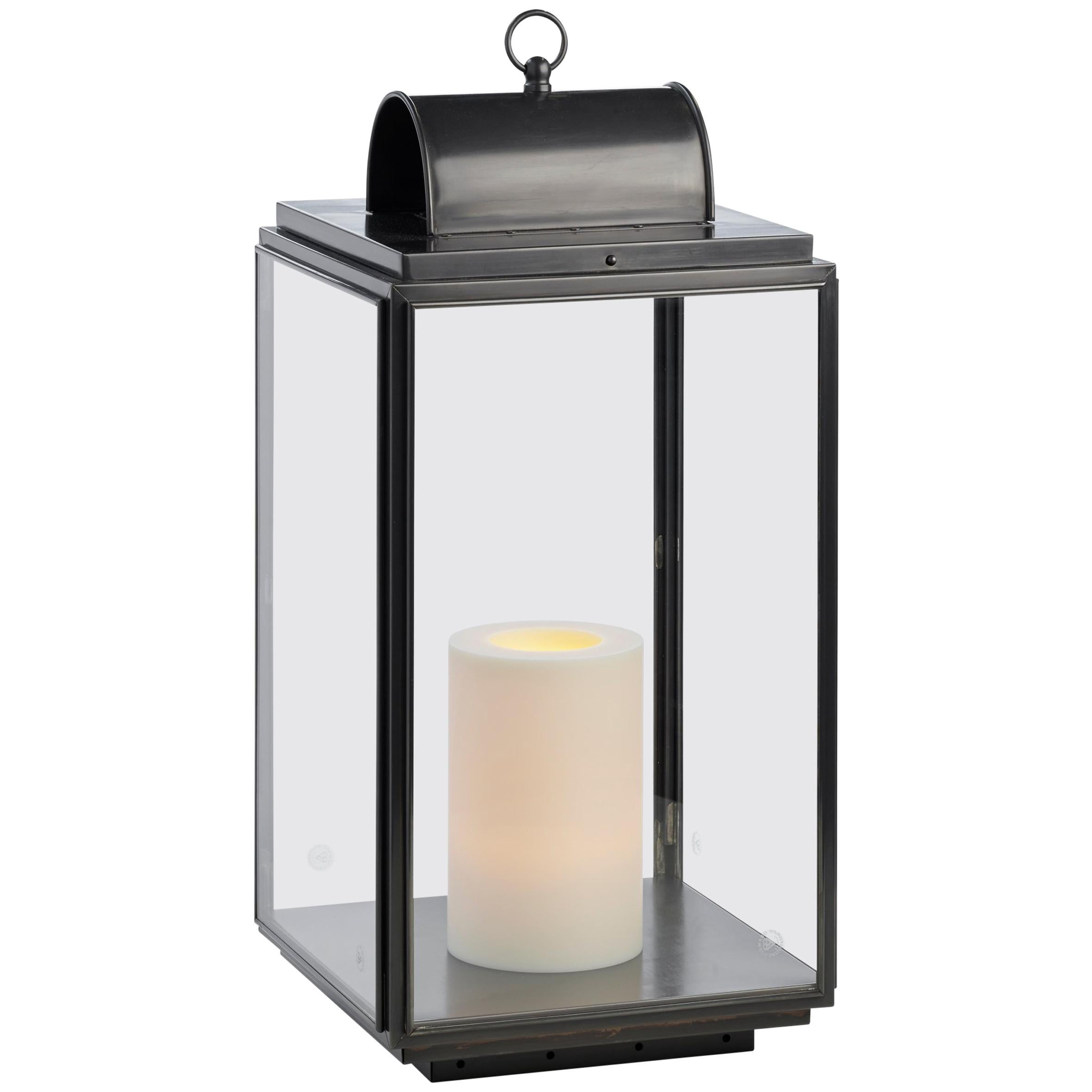 Tekna Penrose on 230V or US  LED Candle Light with Dark Bronze  and Clear Glass For Sale
