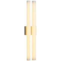 Tekna Phare Double Wall Lamp with Polished Brass Finish, Large