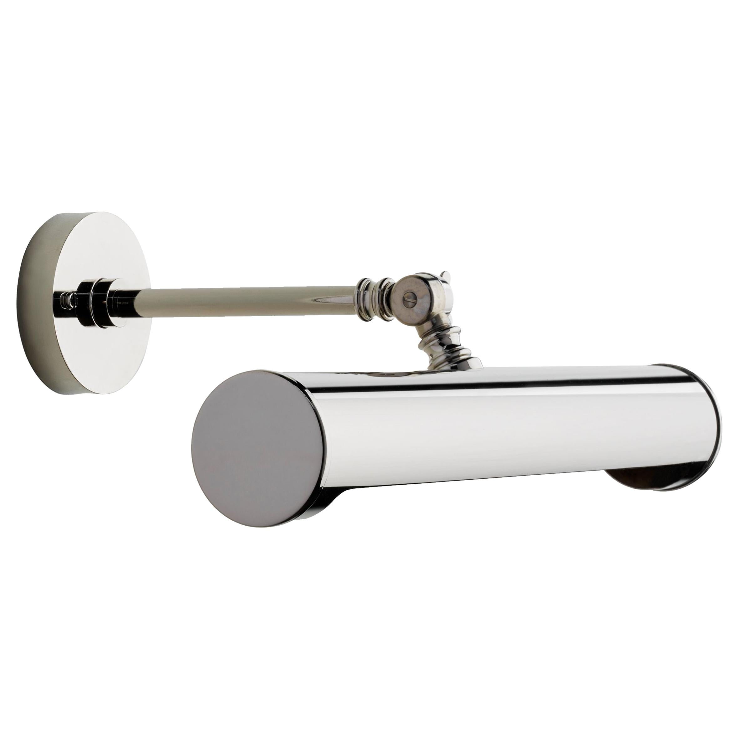 Tekna Bilder-Wandleuchte mit polierter Nickel-Finish, Medium