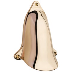 Tekna Shell Light LED Wall Light with Polished Brass Finish & Ventilation Cover