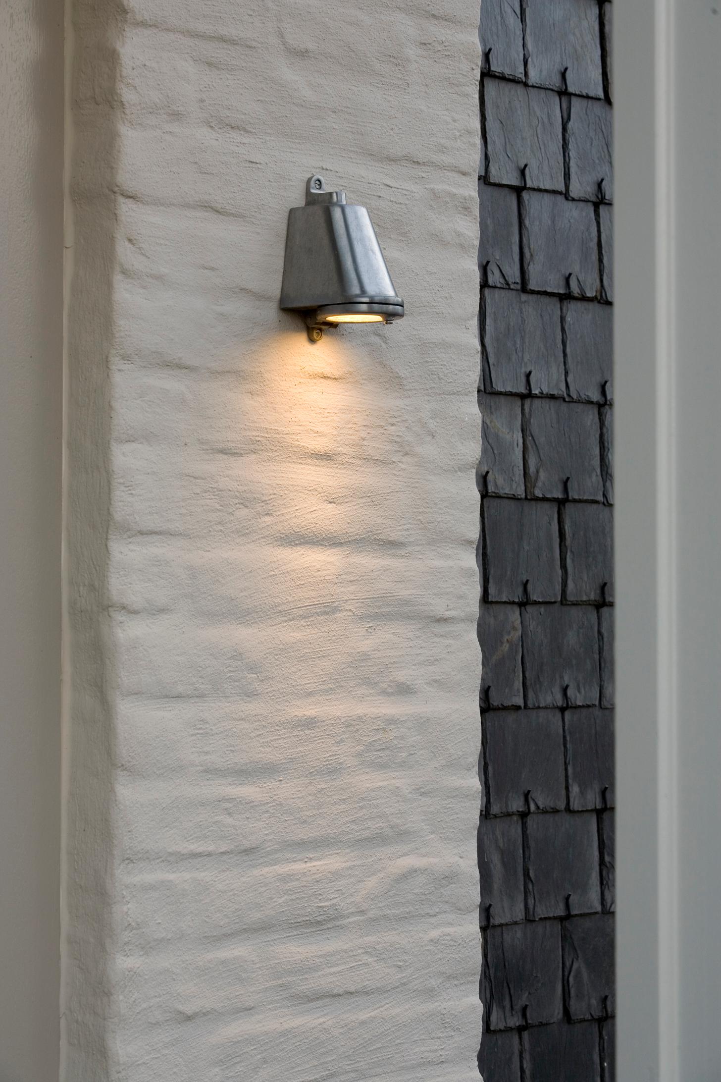 Glass Tekna Spreaderlight 230V LED Rough Dark Bronze Wall Light with House Number For Sale
