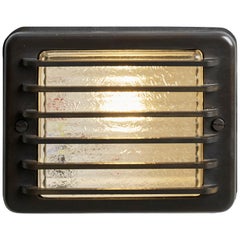 Tekna Steplight LED Semi-Recessed Light with Dark Bronze Finish and Clear Glass