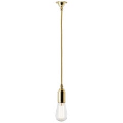 Tekna Thorn Pete Grip-C Pendant Light with Polished Brass Finish & Ceiling Plate