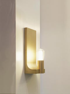 Tekna Walcott Wall Light with Sateen Brass Finish