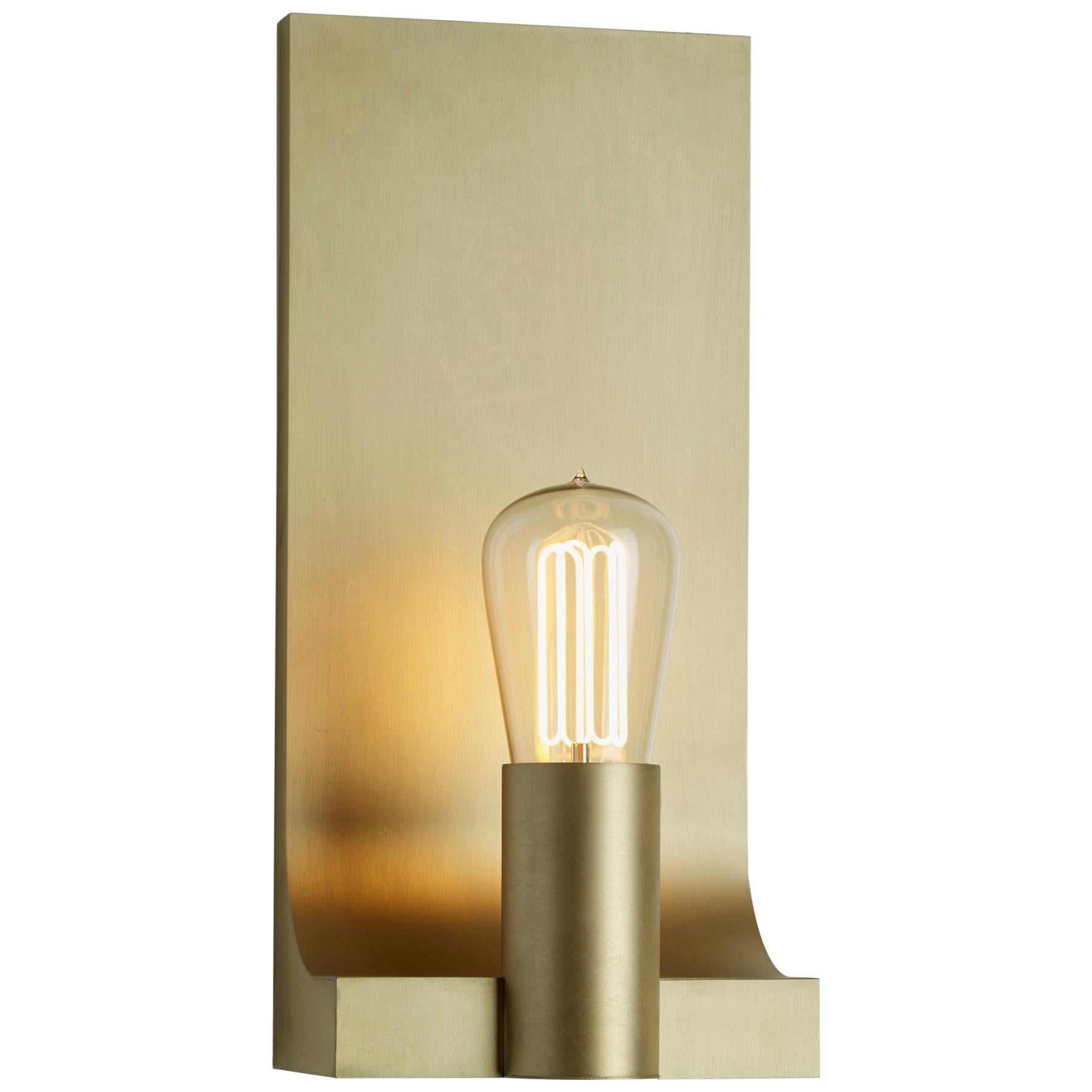 Tekna Walcott Wall Light with Sateen Brass Finish For Sale at 1stDibs