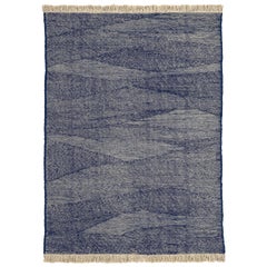 Tapis Telares Indigo Killim standard en laine afghane de Nani Marquina, moyen