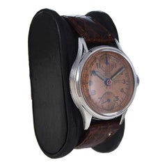 Telda Steel Chronograph with Original Dial, circa 1940's