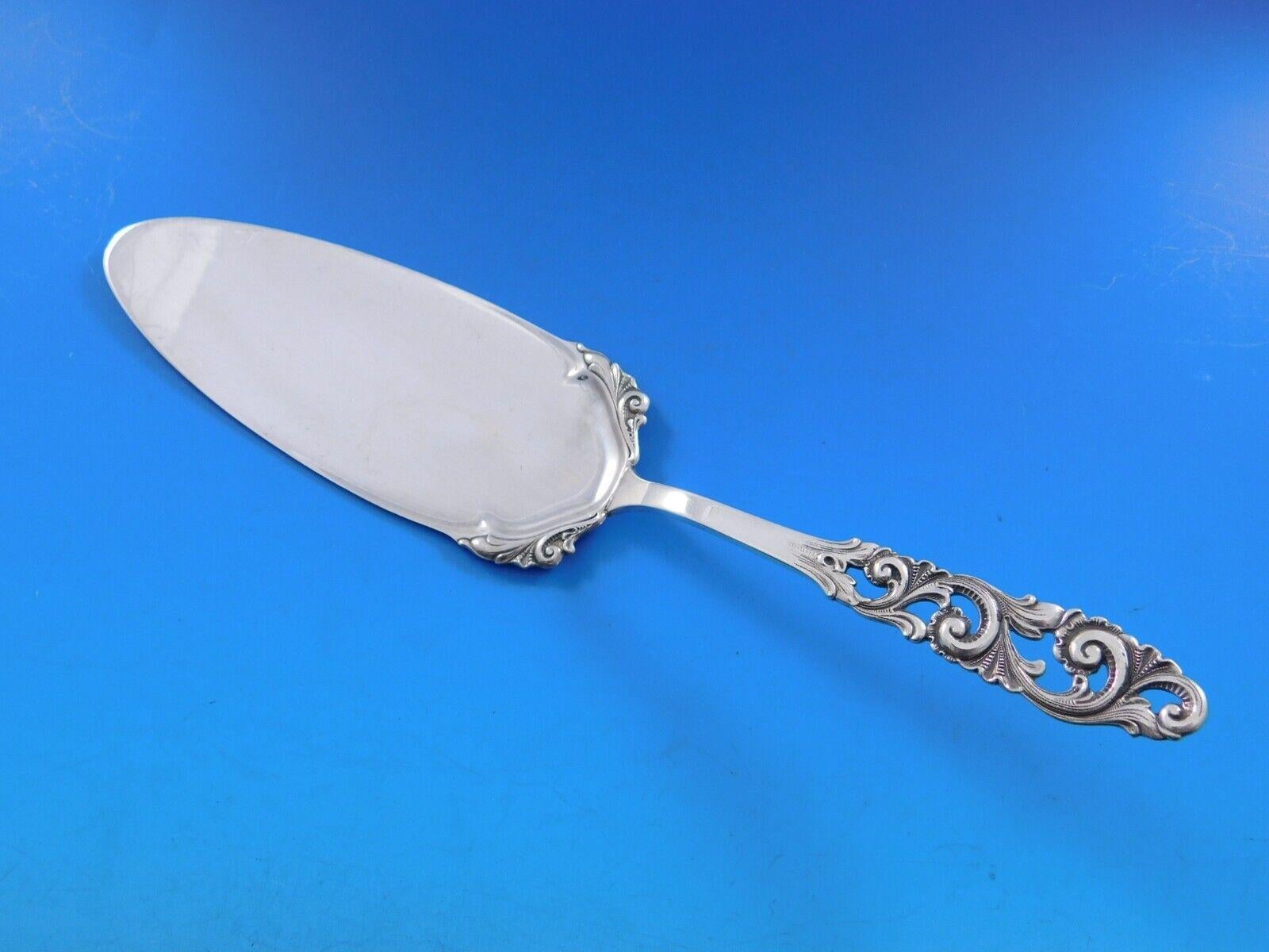 Tele by Mylius Brodrene Mylius Silver Servizio di posate 55 pezzi Norvegese traforato in vendita 3