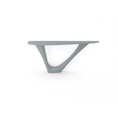 Tele Grey G-Console Steel Base with Steel Top Mono by Zieta