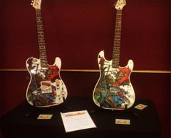 Guitare Telecaster illustrée par Philippe Druillet