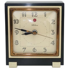 Vintage Telechron 1930's Art Deco Alarm Clock