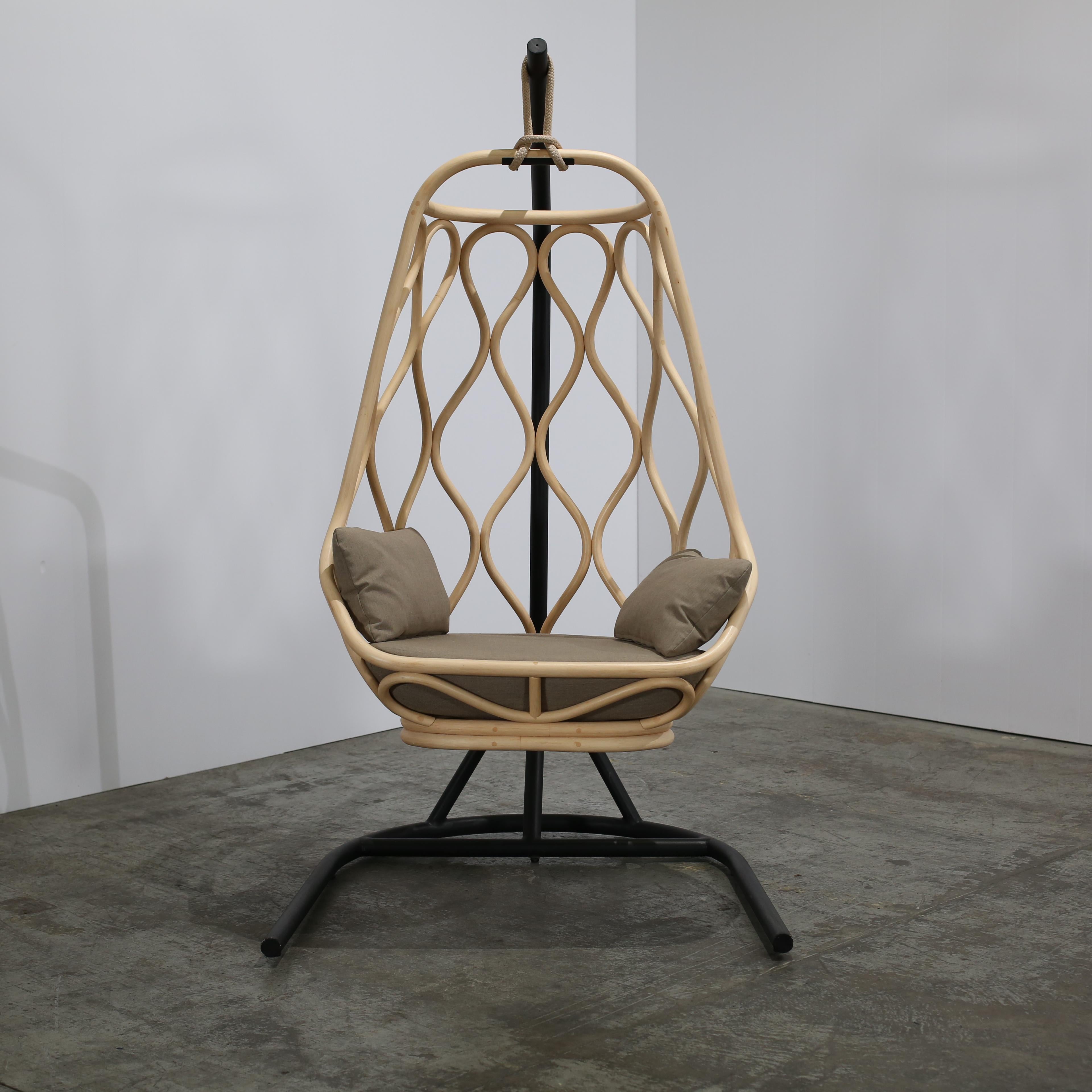 Modern Telegraph Two-Cushion Nautica Swing Chair For Sale