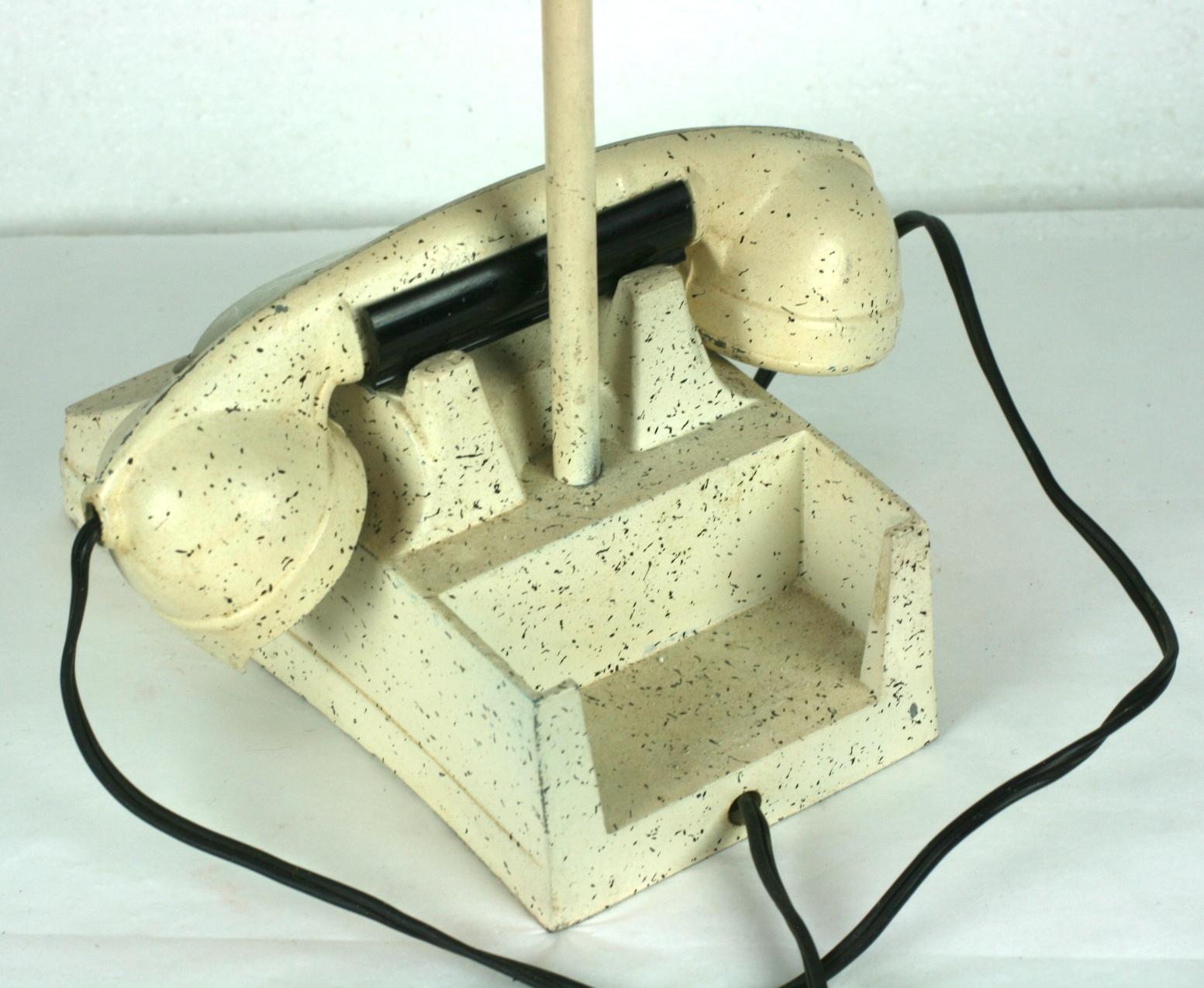 Telephone Clock Table Lamp 1