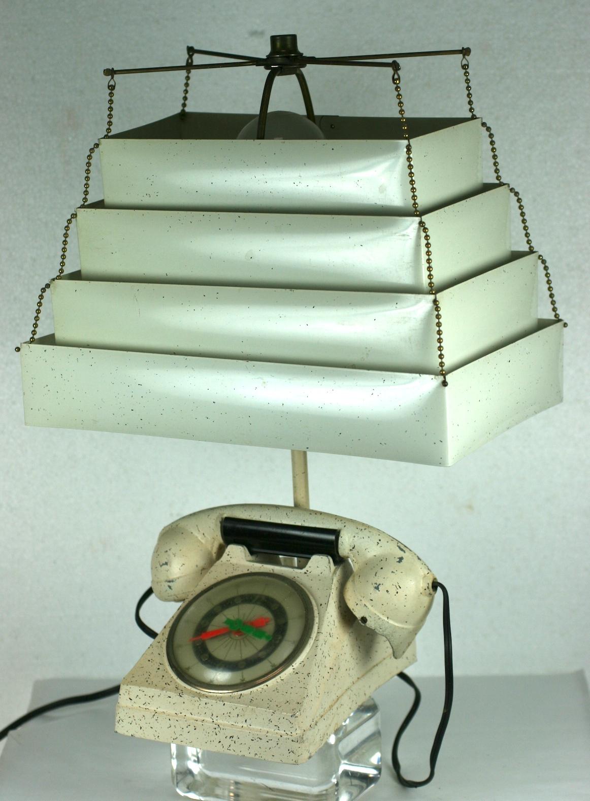 vintage phone lamp