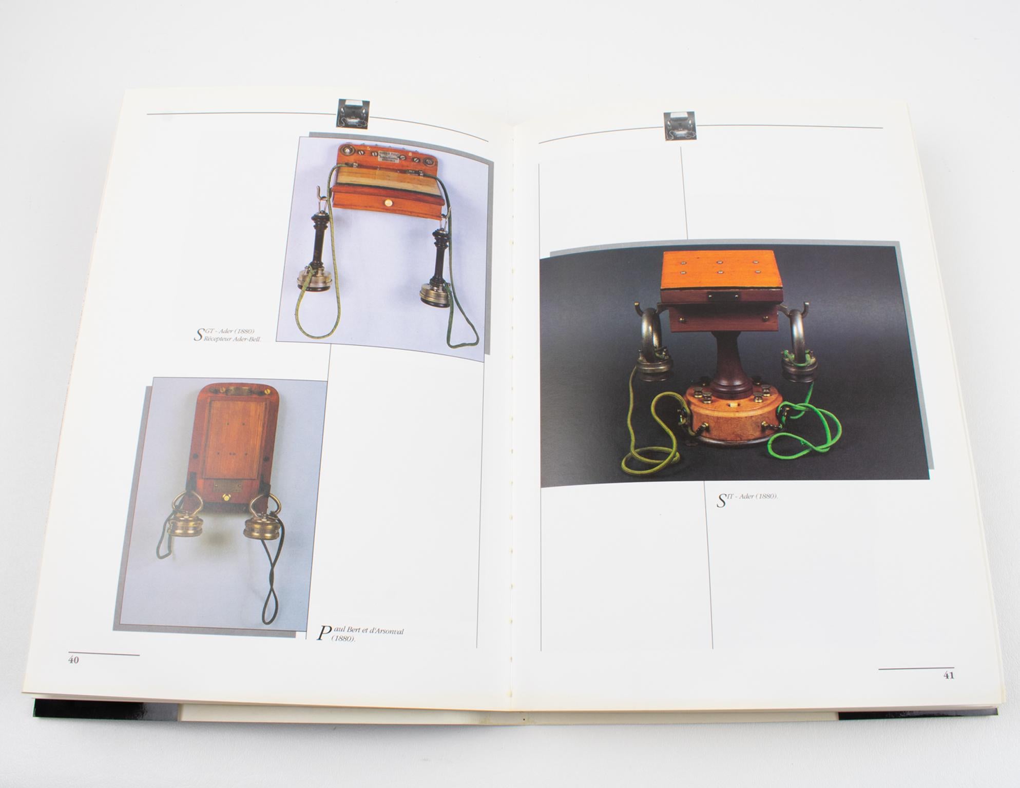 Late 20th Century Telephone from Yesterday and Today, French Book by Claude Perardel, 1992 For Sale