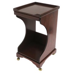 Mesa Telefónica Caoba Madera Cuero
