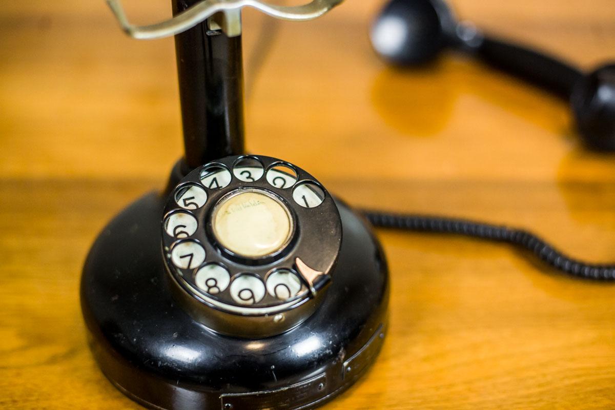Danish Telephone with a Rotary Dial, circa 1940