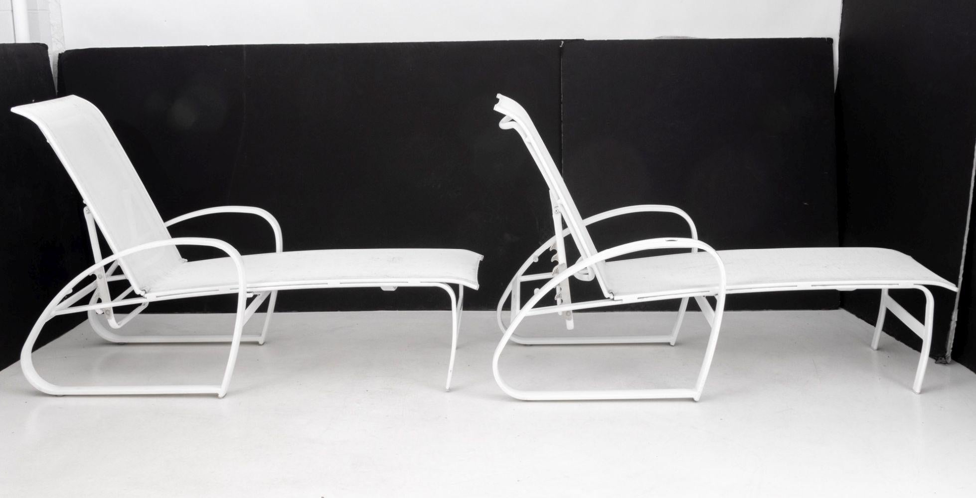 Teleskop Möbel Outdoor Chaise Longues, 4 im Angebot 4