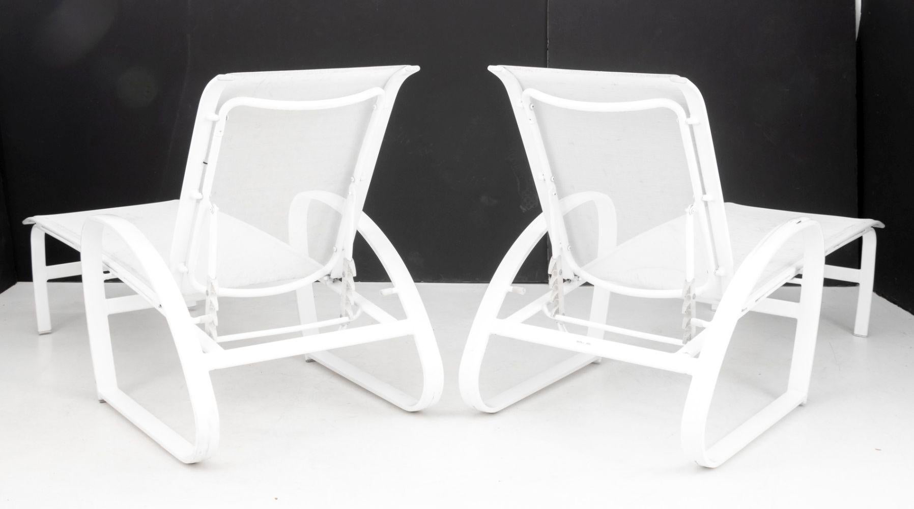 Chaise longue de exterior para muebles Telescope, Pareja en venta 6