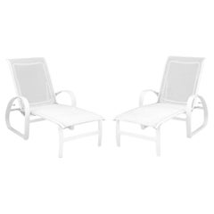 Chaise longue da esterno Telescope Furniture, coppia