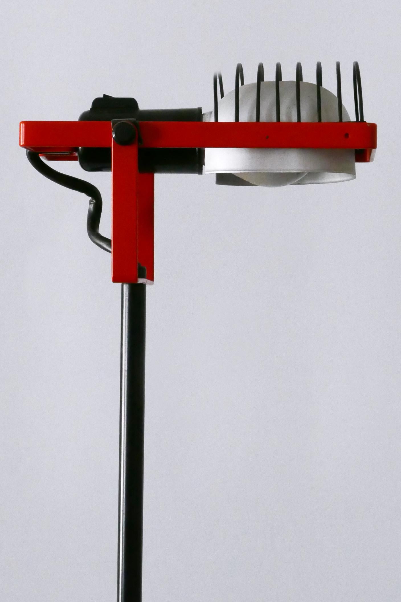 Telescopic Floor Lamp or Reading Light Sintesi by Ernesto Gismondi for Artemide For Sale 4