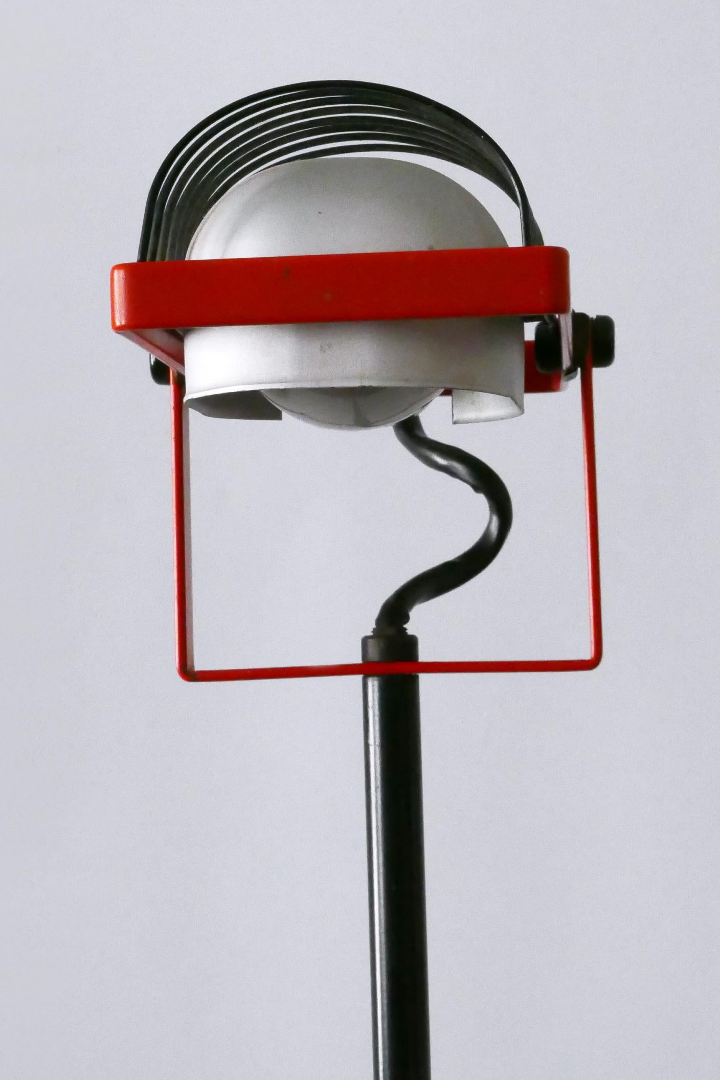 Telescopic Floor Lamp or Reading Light Sintesi by Ernesto Gismondi for Artemide For Sale 5