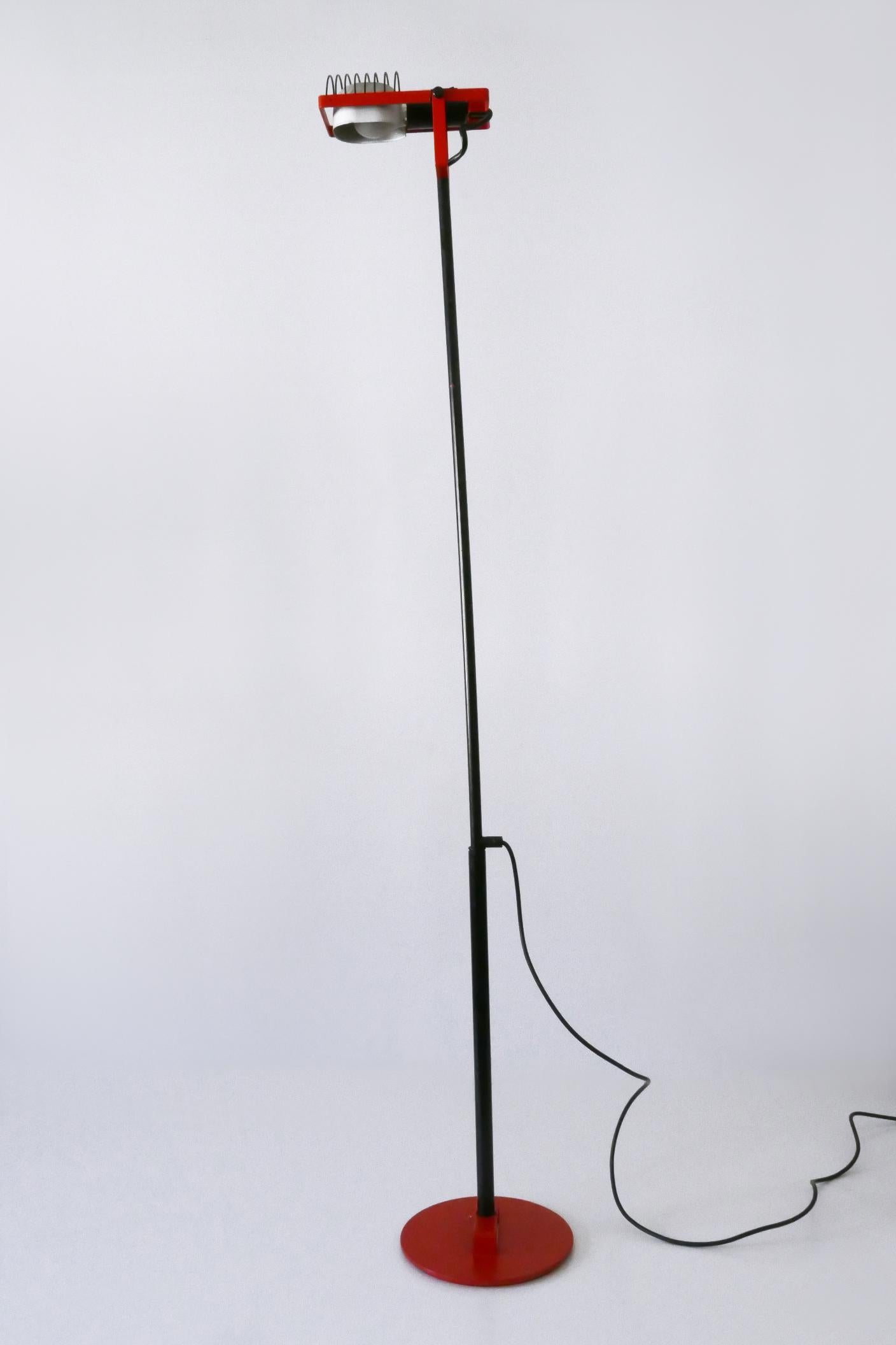 Italian Telescopic Floor Lamp or Reading Light Sintesi by Ernesto Gismondi for Artemide For Sale