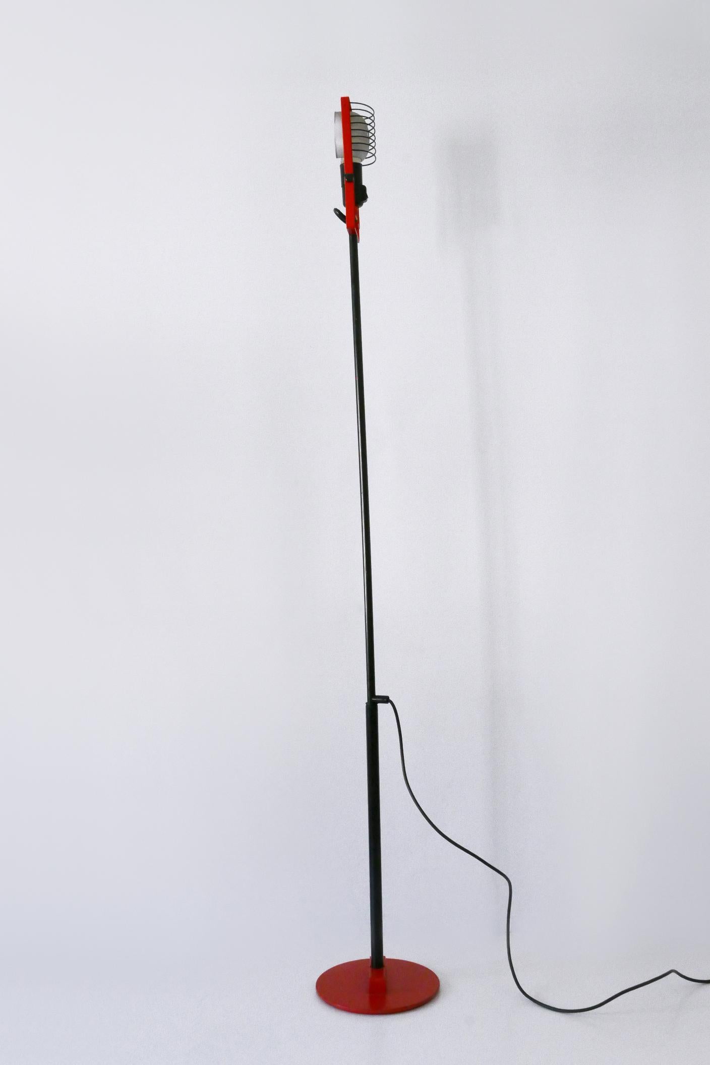 Telescopic Floor Lamp or Reading Light Sintesi by Ernesto Gismondi for Artemide In Good Condition For Sale In Munich, DE