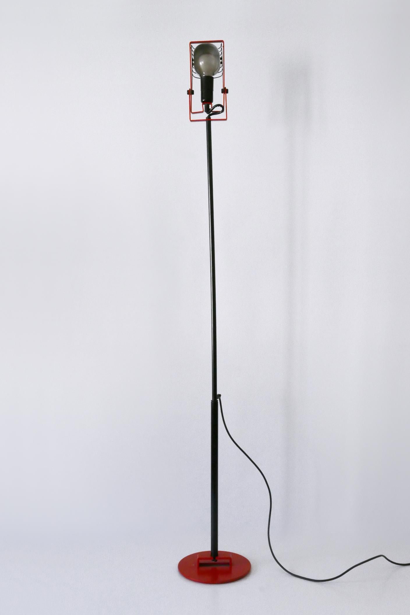 Telescopic Floor Lamp or Reading Light Sintesi by Ernesto Gismondi for Artemide For Sale 1