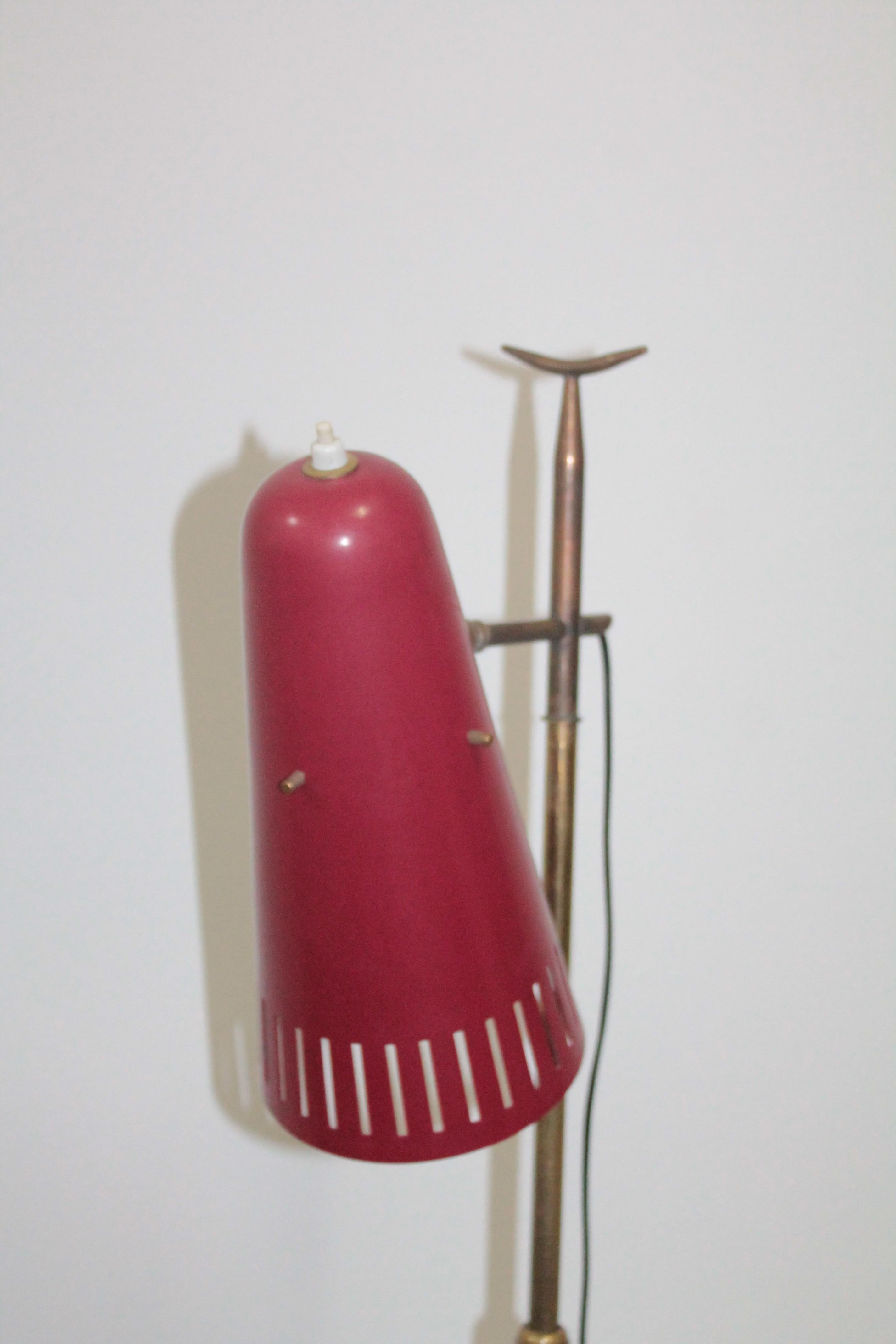 Telescopic Italian Floor Lamp in the Style of Giuseppe Ostuni, 1950s 4